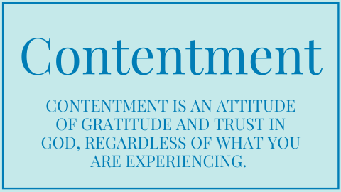 1 Contentment