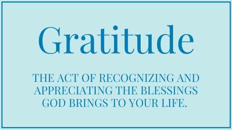 1 Gratitude