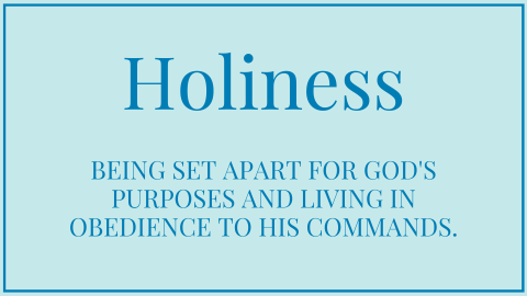 1 Holiness