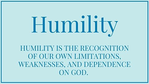 1 Humility