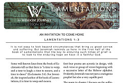 Lamentations Study Guide