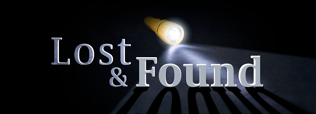 The graphic for the Lost and Found sermon series by Stephen Davey.