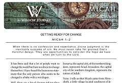Micah Study Guide