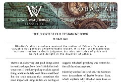 Obadiah Study Guide