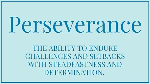 1 Perseverance