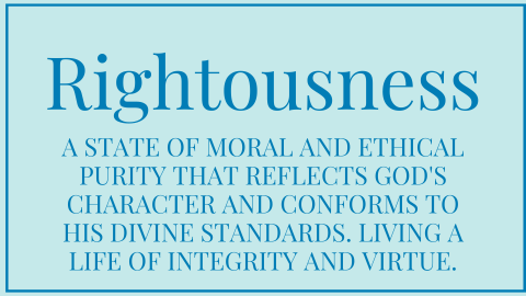 1 Righteousness