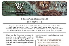 Leviticus Study Guides