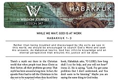 Habakkuk Study Guide