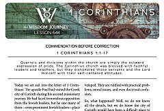 1Corinthians Study Guide